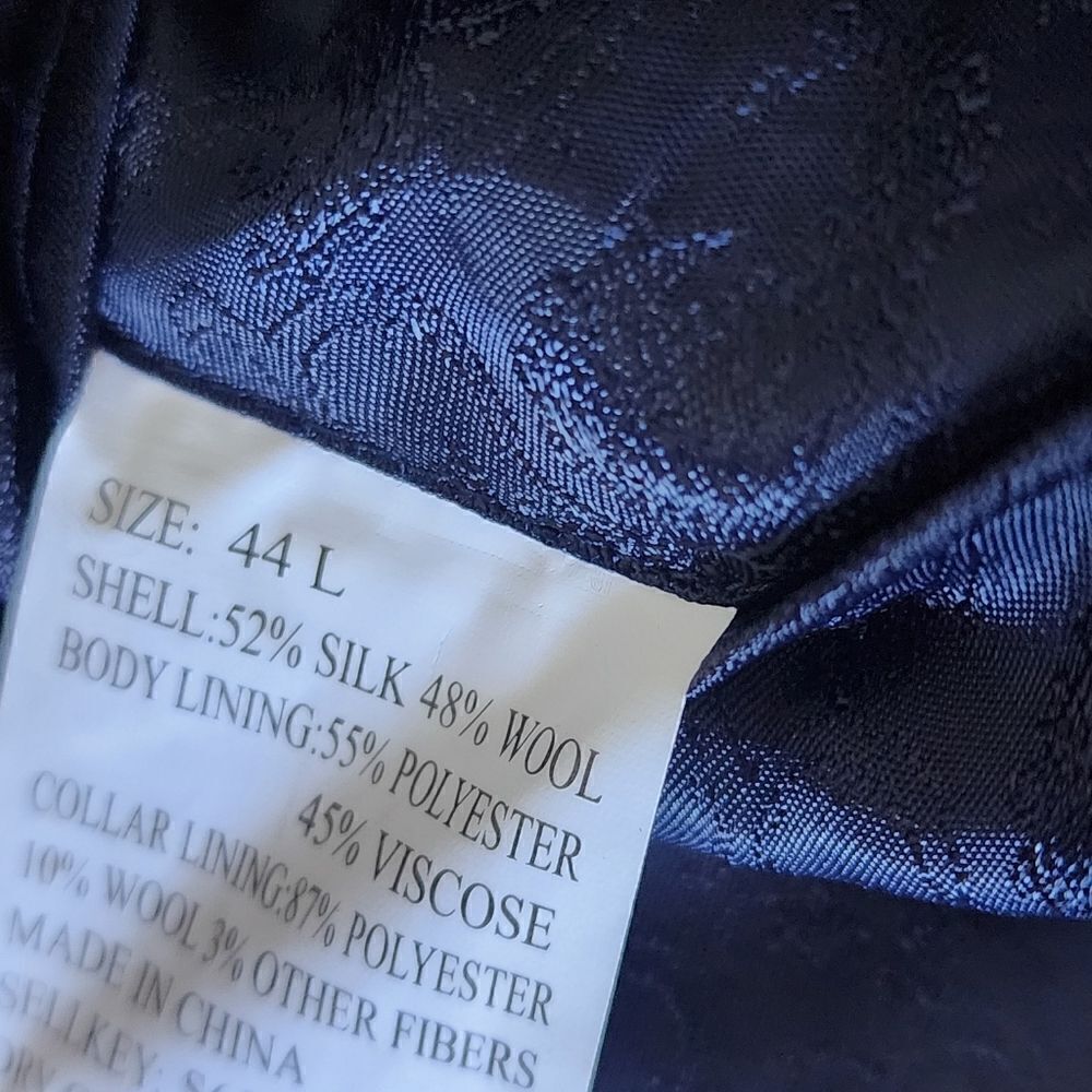 Turnbury blazer sport coat jacket silk and wool blend - Picture 5 of 13